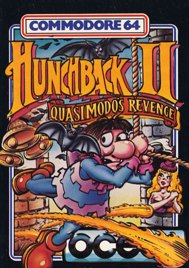 Hunch Back 2 box art for Commodore 64